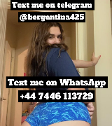 Hit me up for fun on telegram @bergentina425 & WhatsApp ‪+44 7446 1137